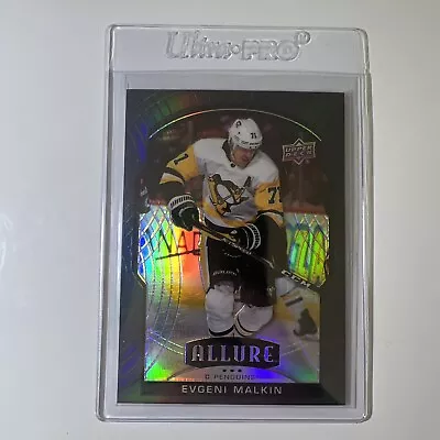 Evgeni Malkin 2020-21 Upper Deck Allure Black Rainbow SP #27 Penguins • $7