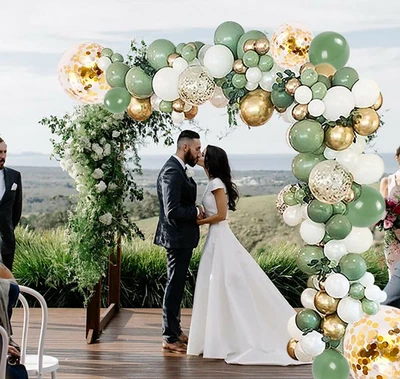 Sage Retro Green Balloon Garland Arch Kit Birthday Party Decor Wedding Supply • $25.99