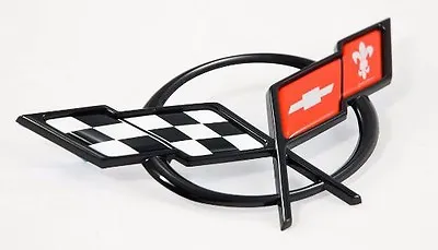 Chevy GM Corvette C5 Flags Emblem OEM  Z06 ZO6 Cross FLAG LS1 LS6 • $99.99