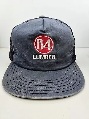 Vintage USA MADE 84 Lumber Trucker Hat Snapback Dad Cap • $18