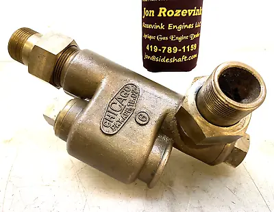 NEW OLD STOCK 1-1/4  CHICAGO INJECTOR For An Old Steam Engine Brass INSPIRATOR • $695.95