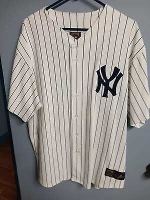 Vintage Majestic Cooperstown Collection MLB New York Yankees Babe Ruth Jersey 2X • $99