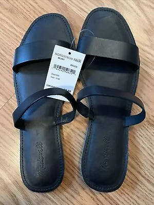 Madewell Boardwalk Double-Strap Slide Sandal Black Style MC997 • $25