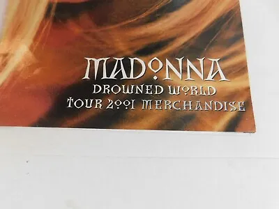 Madonna Drowned World Tour Merchandise Book 2001 MB • $4.99