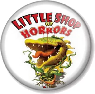 Little Shop Of Horrors 25mm Pin Button Badge Retro Movie Logo Film Comedy 1980s • £0.99