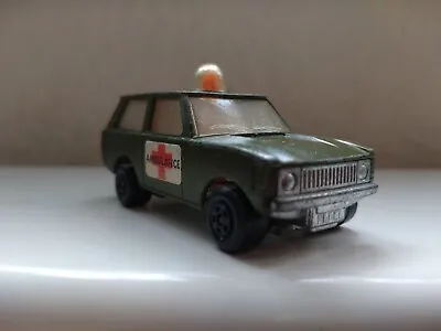 Matchbox Rolamatics Police Patrol No20 1975 Range Rover Green Army Ambulance... • £3.50