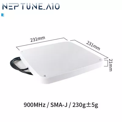 RFID Panel Antenna 900MHz 10dBi High Gain SMA-J 50W Directional Wifi Antenna • $63.48