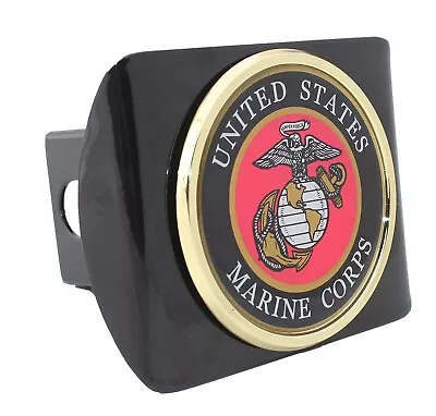 US Marine Corps Seal Metal Hitch Cover • $42.95