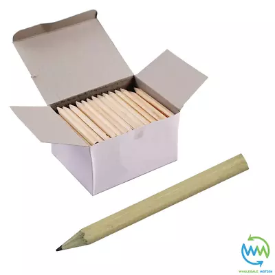 £37.99 • Buy HB HALF PENCILS School GOLF Games Mini Pencil Wood Small POCKET SIZE Hexagon UK
