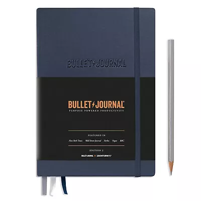 Leuchtturm1917 BULLET JOURNAL Edition 2 Medium (A5) BLUE22 - 366244 • $46.95