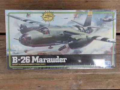 Sealed 1983 Vintage MPC B-26 Marauder 1:72 Scale Model Airplane Kit • $21
