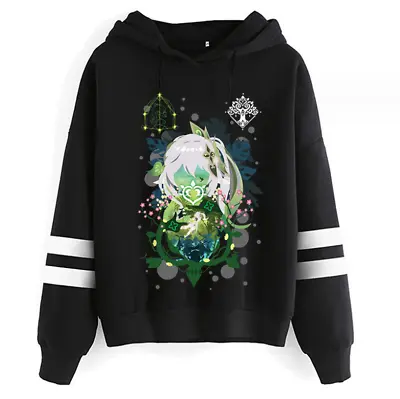 Genshin Impact Nahida Hoodie Pullover Men Women Cosplay Causal Hooded Sweaters • £26.39