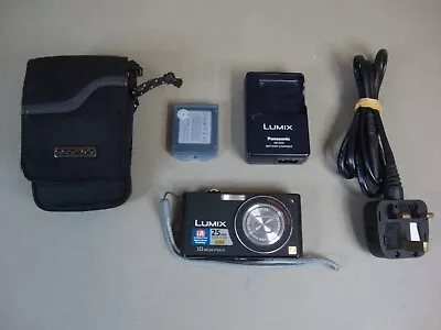 Panasonic Lumix DMC-FX37 10MP Digital Camera Charger Spare Battery - FAULTY • £19.95