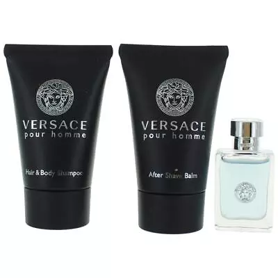 Versace Pour Homme By Versace 3 Piece Mini Gift Set For Men • $17.65