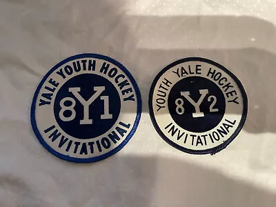 Vintage Hockey Patch 1981 And 1982 Yale Youth Hockey Invitational • $10