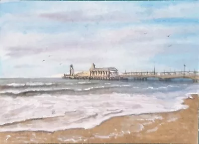 Aceo Handpainted Original Bournemouth. Signed By The Artist • £1.99