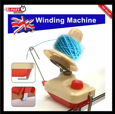 £12.92 • Buy Swift Yarn Fiber String Ball Wool Winder Holder Hand Operated Winding Machine Uk