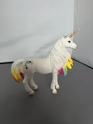 Schleich Bayala Rainbow Unicorn Mare Horse Toy Figure • £6
