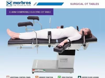 OT TABLE OPERATION THEATER TABLE TMI 1201 Adv C-ARM COMPATIBLE FULLY ELECTRIC • $5800