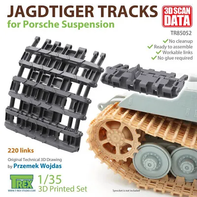 T-Rex Studio 1/35 Jagdtiger T-Racks For Porsche Suspension • $42.08