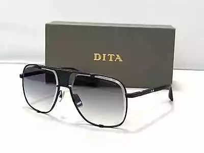 DITA MACH FIVE Square Sunglasses DRX-2087-H-BLK Matte Black Gray Gradient Lenses • $12.50