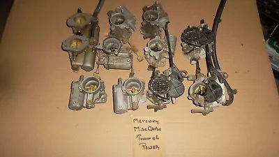 Vintage Mercury Outboard Tower Of Power   Carburetor Units  - LOOK • $31