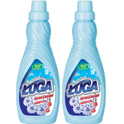 £26.30 • Buy 2x Luga Laundry STARCH/KROCHMAL LIQUID 750ml For Stiff Linens Clothes Shetts