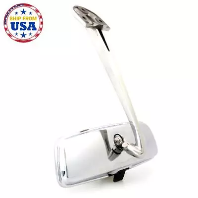 STAINLESS INTERIOR REAR VIEW MIRRORS DAY And NIGHT For MG MGM MGA MGB GT MIDGET • $79.53