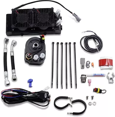 Ultracool Side Mount Oil Cooler With Dual Fan Naked Black #IN-1N Indian • $449.10