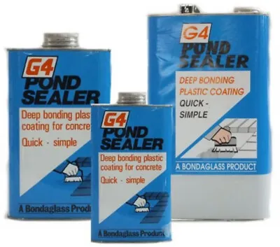 Bonda G4 Pond Waterproof Sealer All Sizes - All Colours Deep Bonding Coating  • £123.19