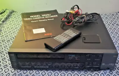 NEC HQ VHS Video Cassette Recorder Player N965U With Remote & Manual WORKS • $135