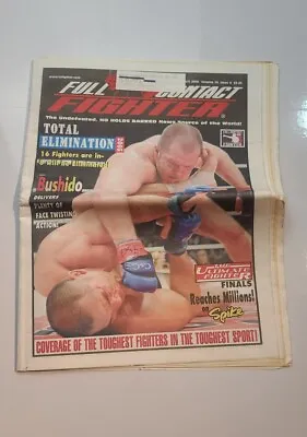 MMA Full Contact Fighter RARE UFC Pride TOTAL ELIMINATION 2005Newspaper Magazine • $16.99