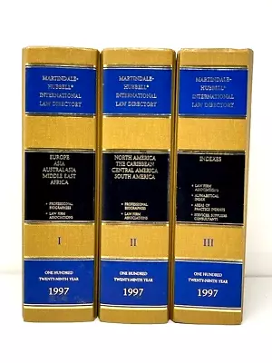 Martindale Hubbell International Law Directory 1997 Volumes 1 II & III • $59.36