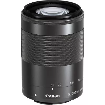 (Open Box) Canon EF-M 55-200mm F/4.5-6.3 IS STM Telephoto Zoom Lens • $270