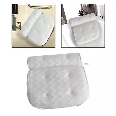Soft Bathtub Pillows With Non-Slip Suction Cups For Bathtub SPA Bathroom • $18.94