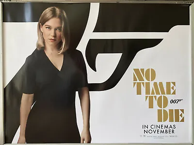 Cinema Poster: JAMES BOND NO TIME TO DIE 2021 (Swann November Quad) Léa Seydoux • £59.95