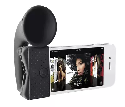 Trust Silicon Horn Speaker & Viewing Stand For IPhone 4/4S With 2x More Volume • £12.29