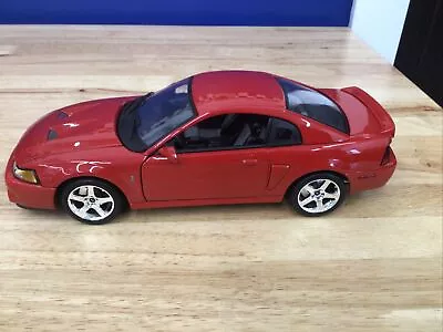 2003 Maisto 1/18 SVT MUSTANG COBRA RED DIE CAST • $150