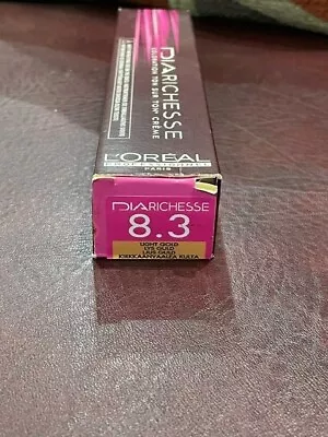 L'OREAL Dia- Richesse Professional Semi-Permanent Hair Colour  50ml Shade 83 • £5