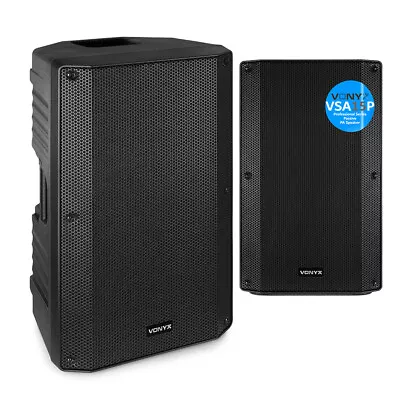 Pair Of VSA 15  PA Speakers 2-Way Passive Crossover 2000w Mobile DJ Sound System • £339