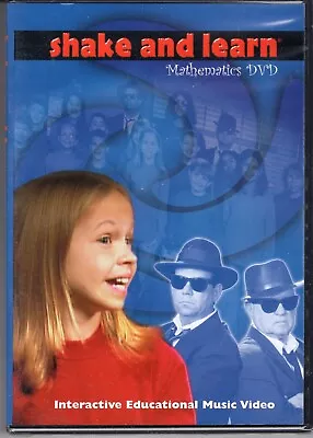 DVD - SHAKE AND LEARN - MATHEMATICS DVD - By SALT PRODUCTIONS INC. (NEW SEALED) • $19.99