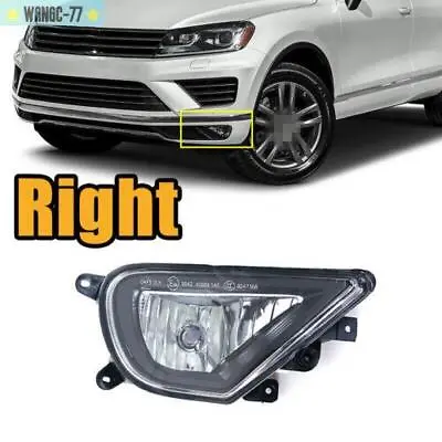 Right Front Bumper Fog Light With Bulbs For Volkswagen Touareg 2016 2017 2018 • $34.91