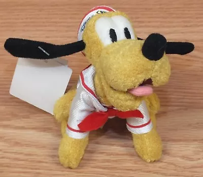 Genuine Walt Disney's Cruise Line Collectible Pluto W/ Magnetic Feet Plush *READ • $29.08