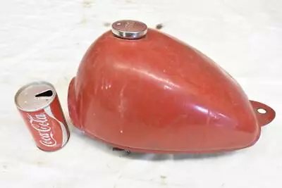 1986 Honda Z50 Gas Tank Petrol Z50 Fuel Cap OEM 86 Z 50 Blaze Red Clean Dented • $95