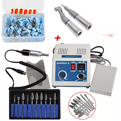 Dental Lab MARATHON 35K Rpm Electric Micromotor Low Handpiece Burs Prophy Cup US • $7.59