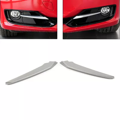 Front Bumper Fog Light Grille Trim Strip Fit BMW F30 F31 Sport Line 2012-19 Pair • $26.92