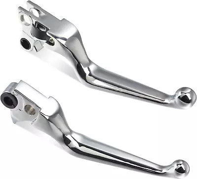 NTHREEAUTO Chrome Brake Clutch Lever Motorcycle Hand Levers Compatible With 883 • $32.35