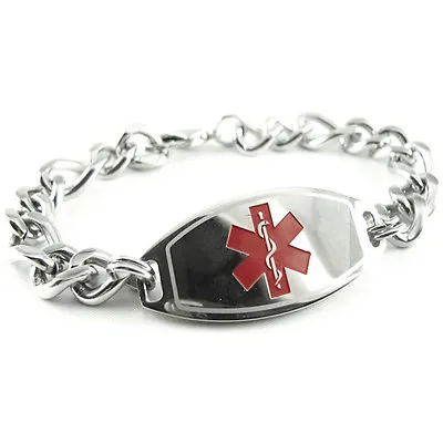 MyIDDr - Mens - Pre Engraved MULTIPLE SCLEROSIS Medical Bracelet Free ID Card • $39.99