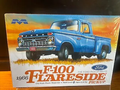 Moebius 1966 Ford F-100 Flareside Pickup 1/25 1232 Plastic Model Truck Kit • $30.99