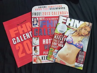 FHM Magazine Jan 2013. Keeley Hazell & 2013 Calendar Issue 277 (Plus Envelope) • £5.99